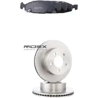 RIDEX 3405B3006 Remschijven en blokken