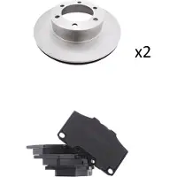 RIDEX 3405B3025 Remschijven en blokken