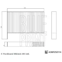 Blue Print ADBP250114 Interieurfilter