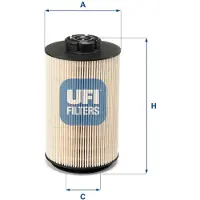 Ufi 26.039.00 Brandstoffilter