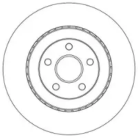 TRW DF6569S Remschijf