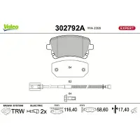 Valeo 302792A Remblokken