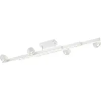 TRIO MUSTERRING CANNON – Plafondlamp – Mat wit – LED – Afstandsbediening – Dimbaar – Uitschuifbaar