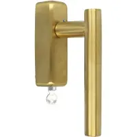 Formani Basics LB7-DKLOCK-O draaikiepgarnituur afsluitbaar - PVD mat goud
