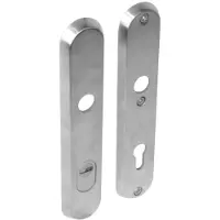 Intersteel Veiligheidsschilden SKG3 doorgaand profielcilindergat 92mm met kerntrekbeveiliging - RVS