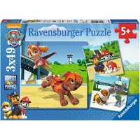 Ravensburger PAW Patrol: Team op 4 Poten - 3x49 stukjes - kinderpuzzel