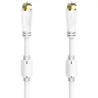 Hama Satelliet Aansluitkabel 10 m 100 dB Afgeschermd (drievoudig) Wit