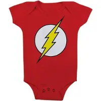 The Flash FLASH - Baby Body Logo - Red (6 Month)