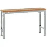 Manuflex werkbank Profi speciaal, tafelblad multiplex, 1250 x 700 mm, lichtgrijs