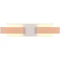 TRIO MUSTERRING RIVERA – Wandlamp – Grijs peach – LED – Afstandsbediening – Dimbaar – Up-and-down verlichting