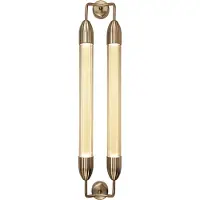 UMAGE Lemon Squeeze Double Wandlamp Long | Plated Brass