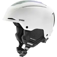 Uvex Resolution, skihelm, wit/paars
