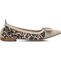 Stefano lauran Dames Ballerina's Ivonne - Beige - Maat 37