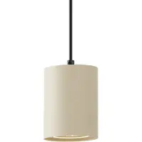 QAZQA Moderne hanglamp beige met zwart voor railsysteem 1-fase GU10 70mm - Iconic Holt