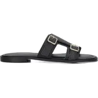 Stefano lauran Dames Slippers 24004 - Zwart - Maat 40