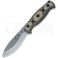 FOX Knives Ego TK-FX01, Black/Coyote G10 vaststaand mes, Alfredo Doricchi design