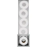 Hotbath &MORE Inbouw reserverol houder voor 6 rollen 16x60x14cm RVS 316
