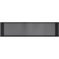 Hotbath &MORE Inbouwnis 30x120x10cm Geborsteld Zwart PVD