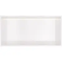 Hotbath &More inbouwnis met verlichting 30x60x10cm wit mat