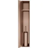 Hotbath &More inbouw toiletborstel en toiletrolhouder koper geborsteld PVD
