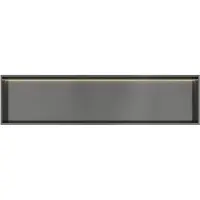 Hotbath &MORE Inbouwnis 30x120x10cm met LED IP44 Geborsteld Gunmetal PVD