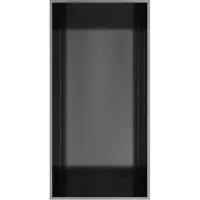Hotbath &More frameless inbouwnis 30x15x10cm geborsteld zwart PVD
