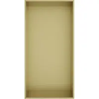 Hotbath &More BOX015F inbouwnis 30x15x10cm zonder frame geborsteld messing PVD