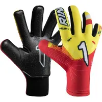 Rinat keepershandschoenen kinderen Onana NKAM Rood-Geel maat 7