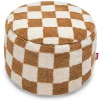 Fatboy Poef Point Teddy Chess Almond Creme Ø50 x 35