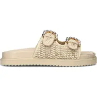 Stefano lauran Dames Slippers 888632016k - Beige - Maat 39