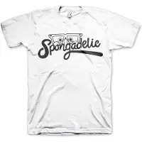Spongebob SquarePants Spongadelic T-Shirt White-L
