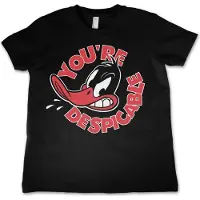 Looney Tunes Daffy Duck You're Despicable Kids T-Shirt Kinder Black-10 Jahre