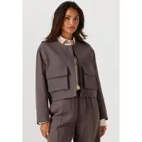 Access Dames Blazers D54-1020-387 - Taupe - Maat M/L