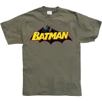 Batman Retro Logo T-Shirt Olive-L