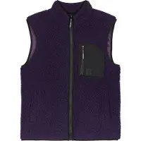 Volcom Bodywarmer 'Muzzer Fuzzar' donkerlila / zwart
