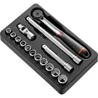 Facom 3/4 module 1/2" doppen 12 kant en ratel - l1 - inch - MOD.S161-112U