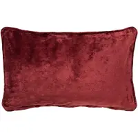 Hoii CHLOE | sierkussen 30x50 cm | Merlot | rood | | met duurzame kussenvulling