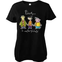 Cartoon Network Damen Puberty Is Unforgiving Girly Tee WB-5-EEE002-DTF921 Black-S