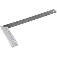 Facom 1223 Roestvrijstalen Winkelhaken Met Aanslag 400Mm - 1223.04PB - 1223.04PB