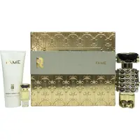 Paco Rabanne Fame Geschenkset Eau de Parfum 80 ml + Body Lotion 100 ml + Eau de Parfum 4 ml