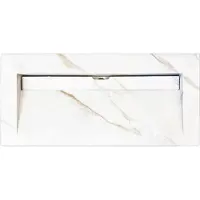 Lambini Designs Quri keramische wastafel 100cm marmer zonder kraangat