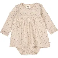 Müsli Rompertje/body beige / olijfgroen / lichtroze