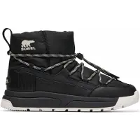 Sorel - Après-skischoenen - Whitney III Slip-On WP W Black Sea Salt voor Dames - Maat 6,5 US - Zwart