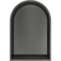 Hotbath &More inbouwnis toogmodel 30x45x10cm geborsteld gunmetal PVD
