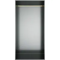 Hotbath &More frameless inbouwnis met verlichting 30x15x10cm RVS
