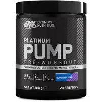Optimum Nutrition Platinum Pump Pre-Workout - 20 servings - Blue raspberry