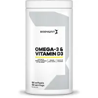 Body & Fit Omega3 1000mg + Vitamine D3 1000 IU - 180 capsules
