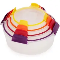 Joseph Joseph Nest Lock 4-delige Vershoudbakken set, Rond, Multisize