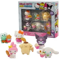 Hello Kitty Figure 5 Cm 6 Units Veelkleurig Kinderen