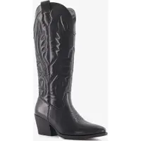 Blue Box hoge dames cowboylaarzen zwart maat 36